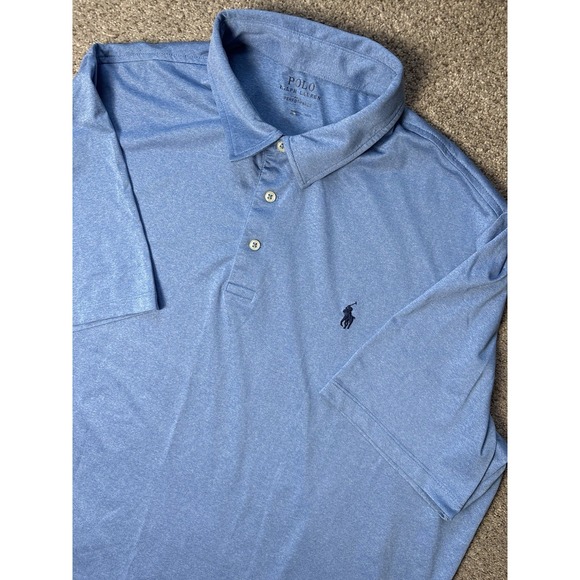 Polo Ralph Lauren Other - Polo‎ Ralph Lauren Mens XL Performance Shirt Golf Polo Short Sleeve Solid Blue